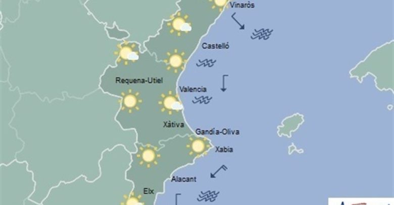 Cielos despejados este viernes en la Comunitat con temperaturas que caerán hasta los -4ºC
