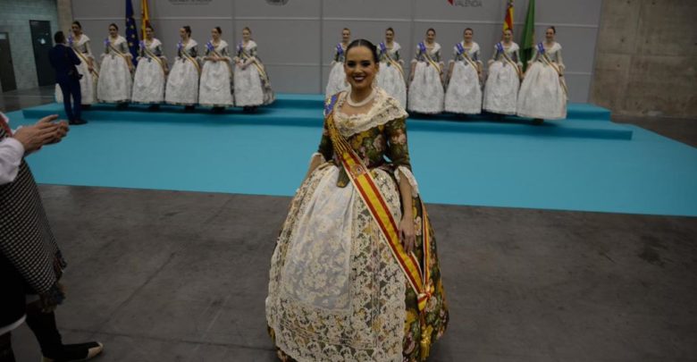 traje gala fallera marina