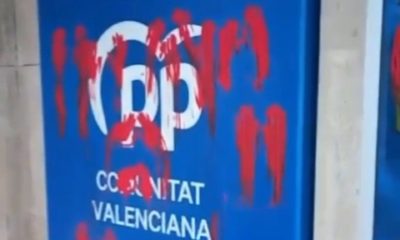 pintadas sedes PP Valencia