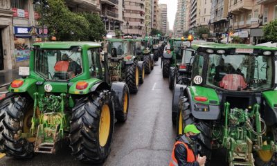 Manifestación de tractores Valencia