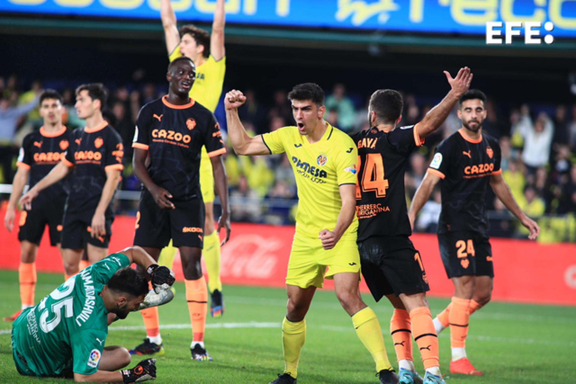 Derrota dolorosa del Valencia ante el Villarreal (2-1)