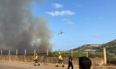 incendio en Cullera afecta a la Albufera