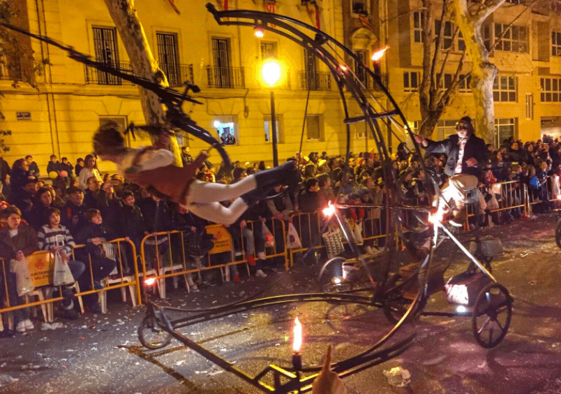 sillas de la Cabalgata de Reyes de València