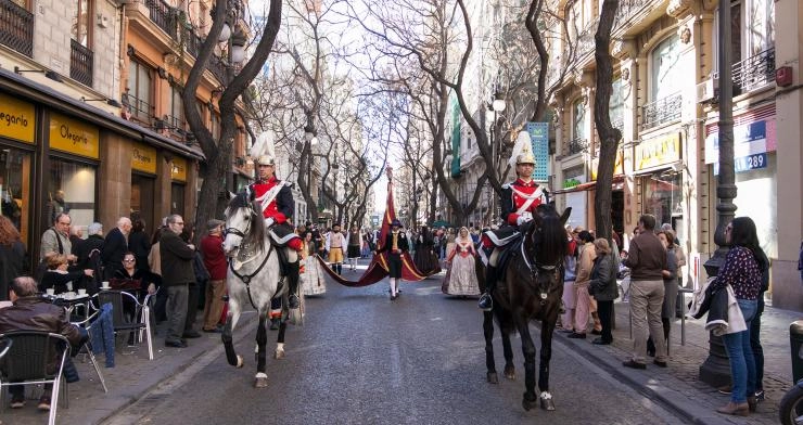 Celebración San Vicente Mártir Valencia calles cortadas