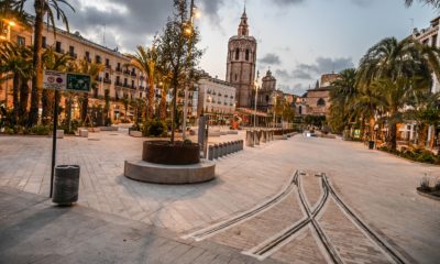 Primer día de la 'nueva' Plaza de la Reina