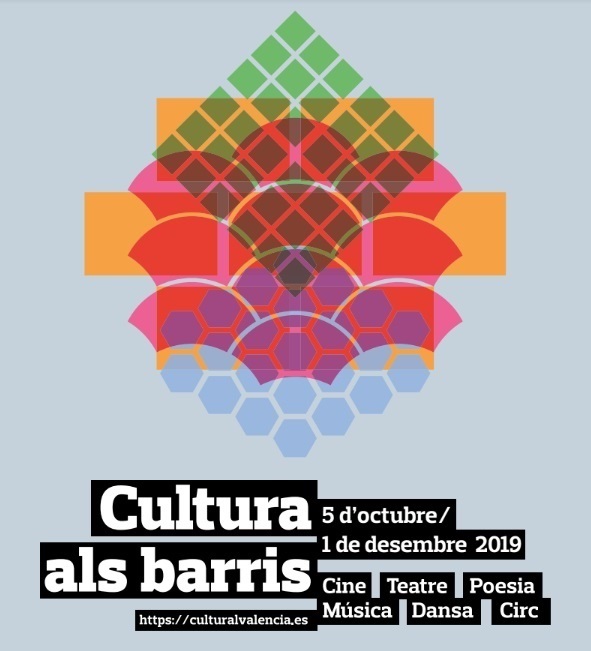 Cartel de Cultura als Barris de otoño de 2019