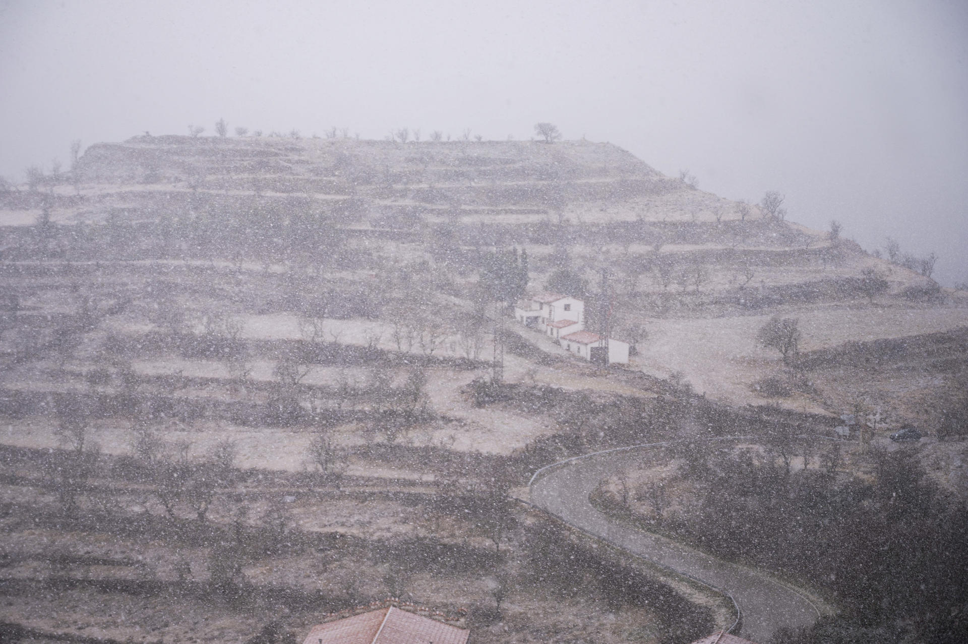 La nieve llega a la Comunitat Valenciana