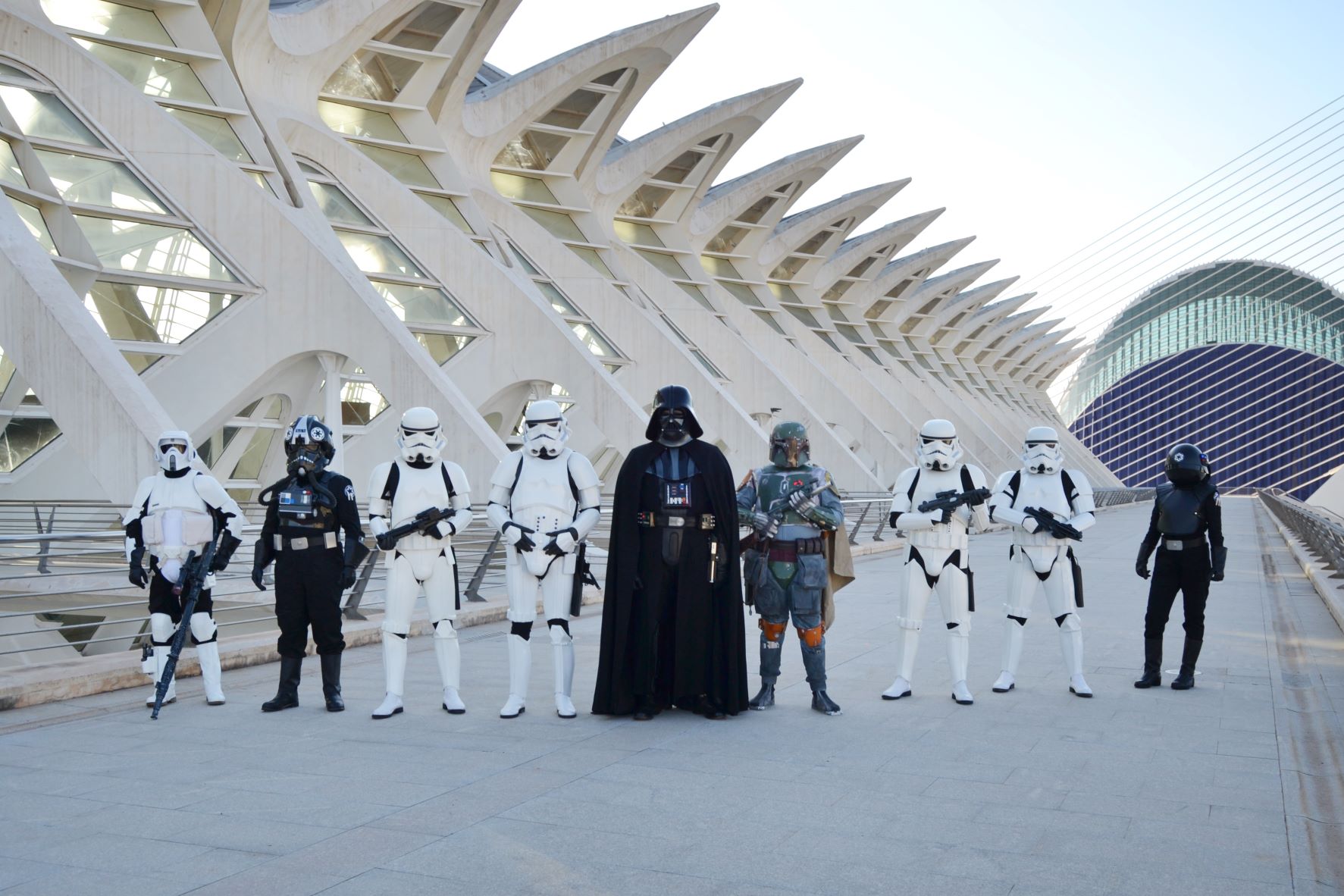 La Ciutat de Les Arts reúne este sábado a más de 400 personajes de Star Wars