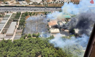 VÍDEO| Así ha sido el escandaloso incendio de San Antonio de Benegéber