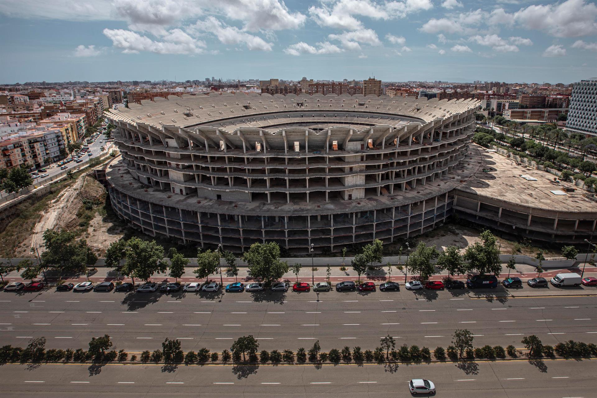 obras del Nuevo Mestalla