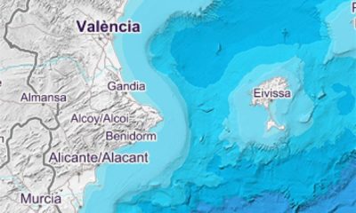 Así ha sido el terremoto de 2'5 grados que se ha registrado esta madrugada frente a la costa de Castelló
