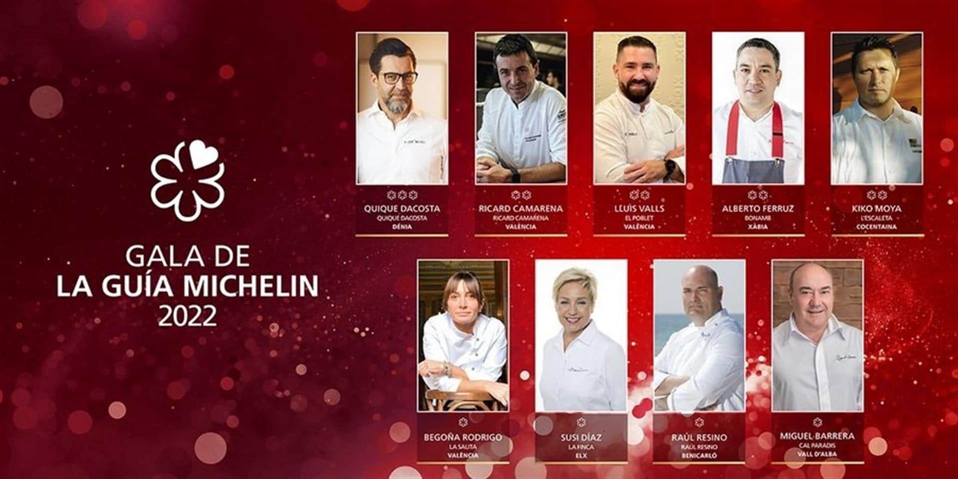 Así será la súper Gala de las estrellas Michelin que se celebra en València