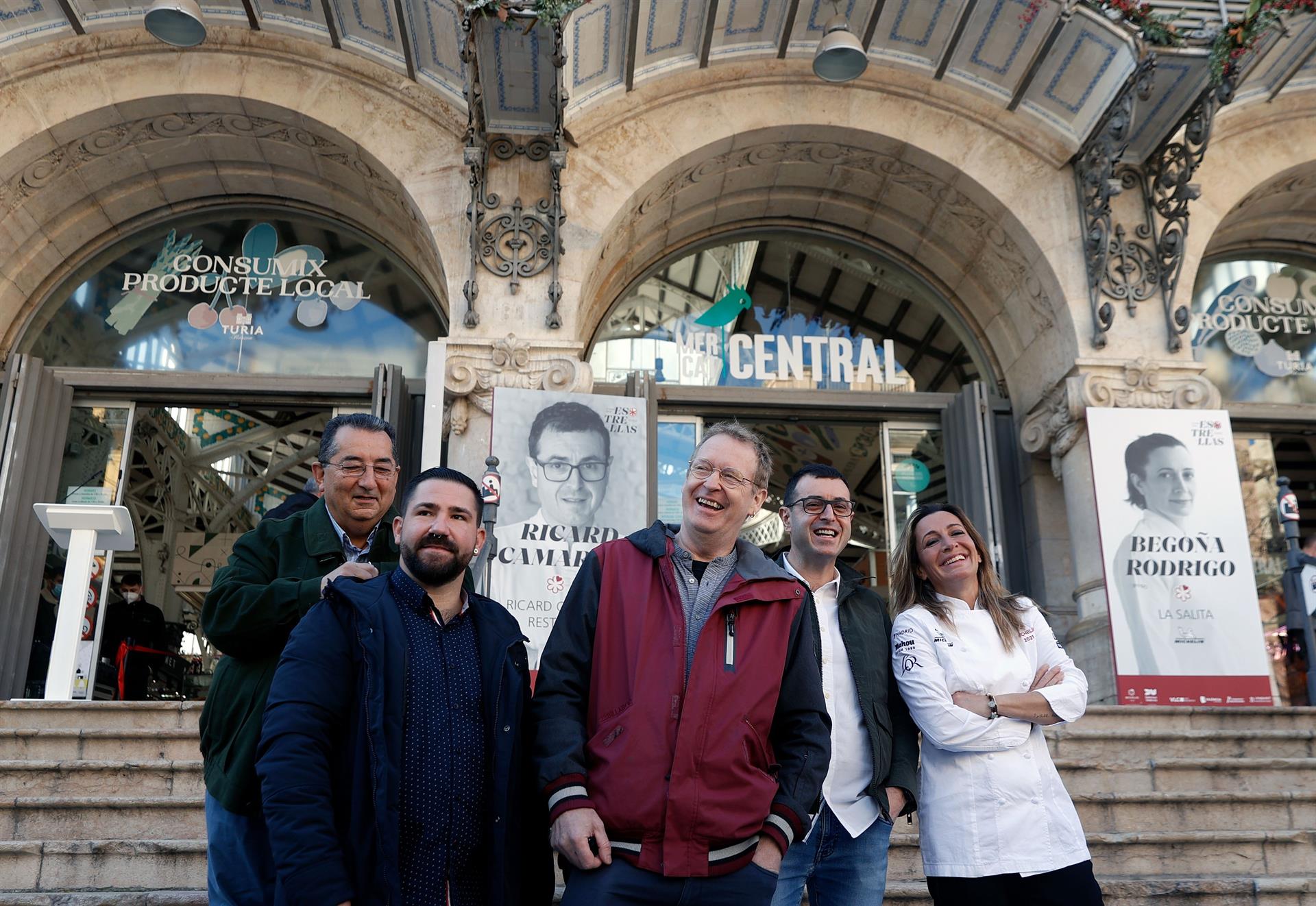 El Mercado Central se llena de estrellas Michelin valencianas