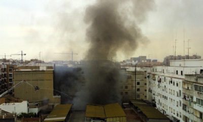 Dos personas heridas en incendio de una vivienda en València