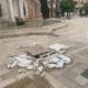 Destrozan el monolito de la plaza del Patriarca de València