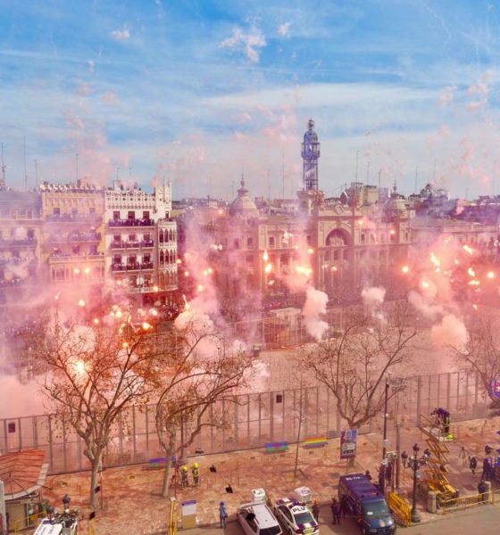 Castillo y mascletà del 9 d'Octubre