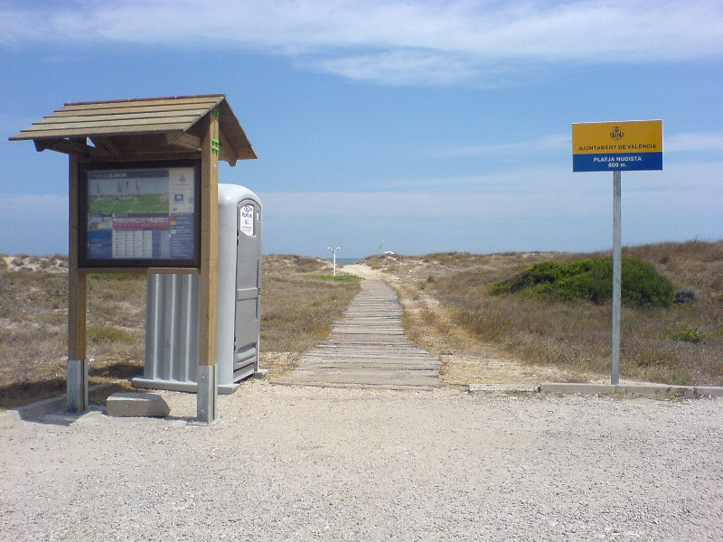 Playas nudistas en València