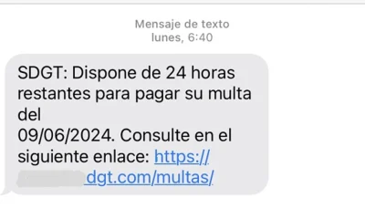 El nuevo timo de la multa falsa del que alerta la DGT