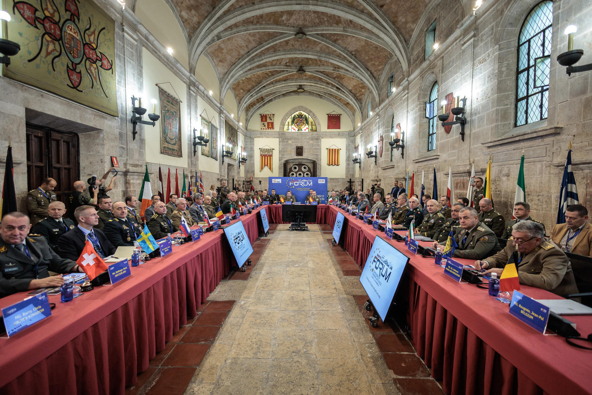 reunión Valencia los 32 Jefes de Estado Mayor