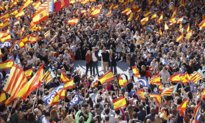 Manifestación contra la amnistía en Valencia
