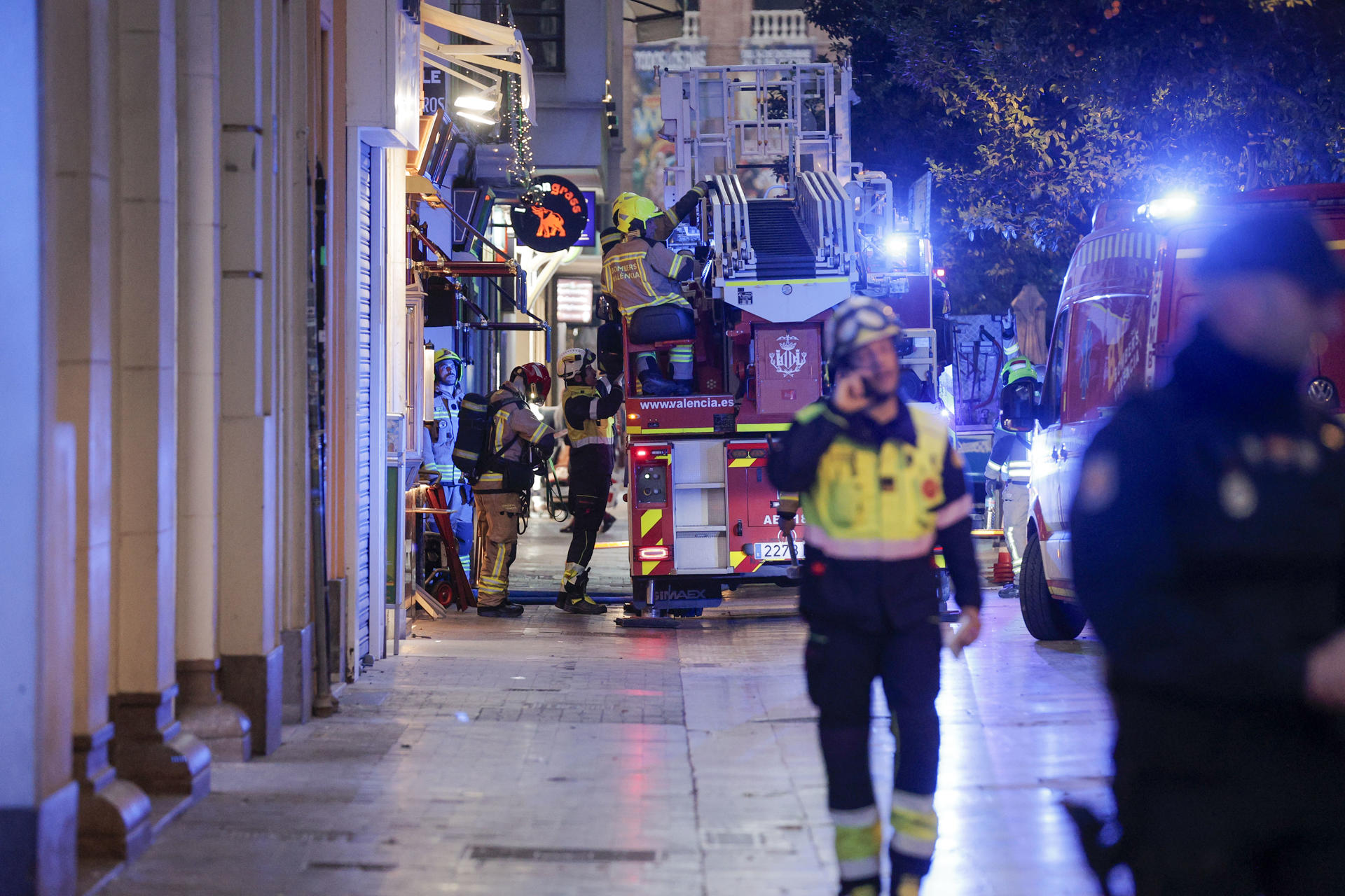 Incendio restaurante Valencia