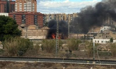 incendio asentamiento chabolas Valencia