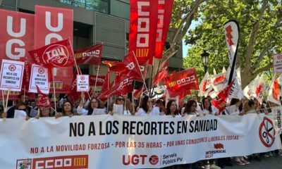 Personal sanitario Valencia sindicatos protestas