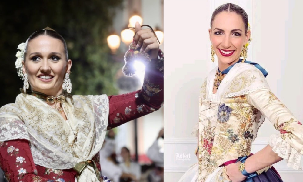 Trajes dansà Falleras Mayores de Valencia