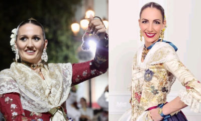 Trajes dansà Falleras Mayores de Valencia