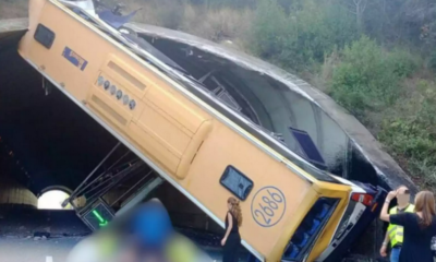 Accidente autobús Tordera Inditex