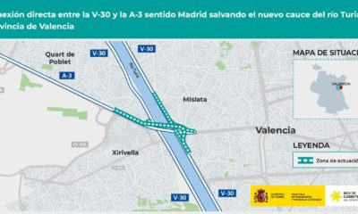 Nuevo puente A3 y V30 Valencia