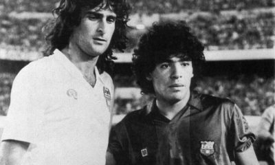 Valencia-Barcelona debut Maradona