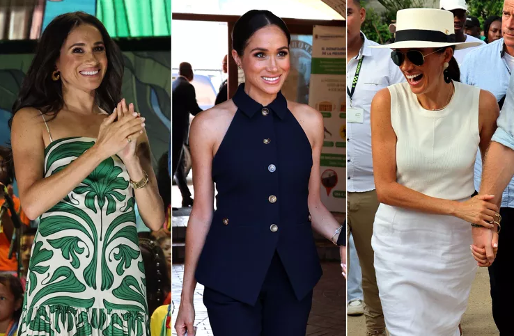 Meghan Markle looks en Colombia