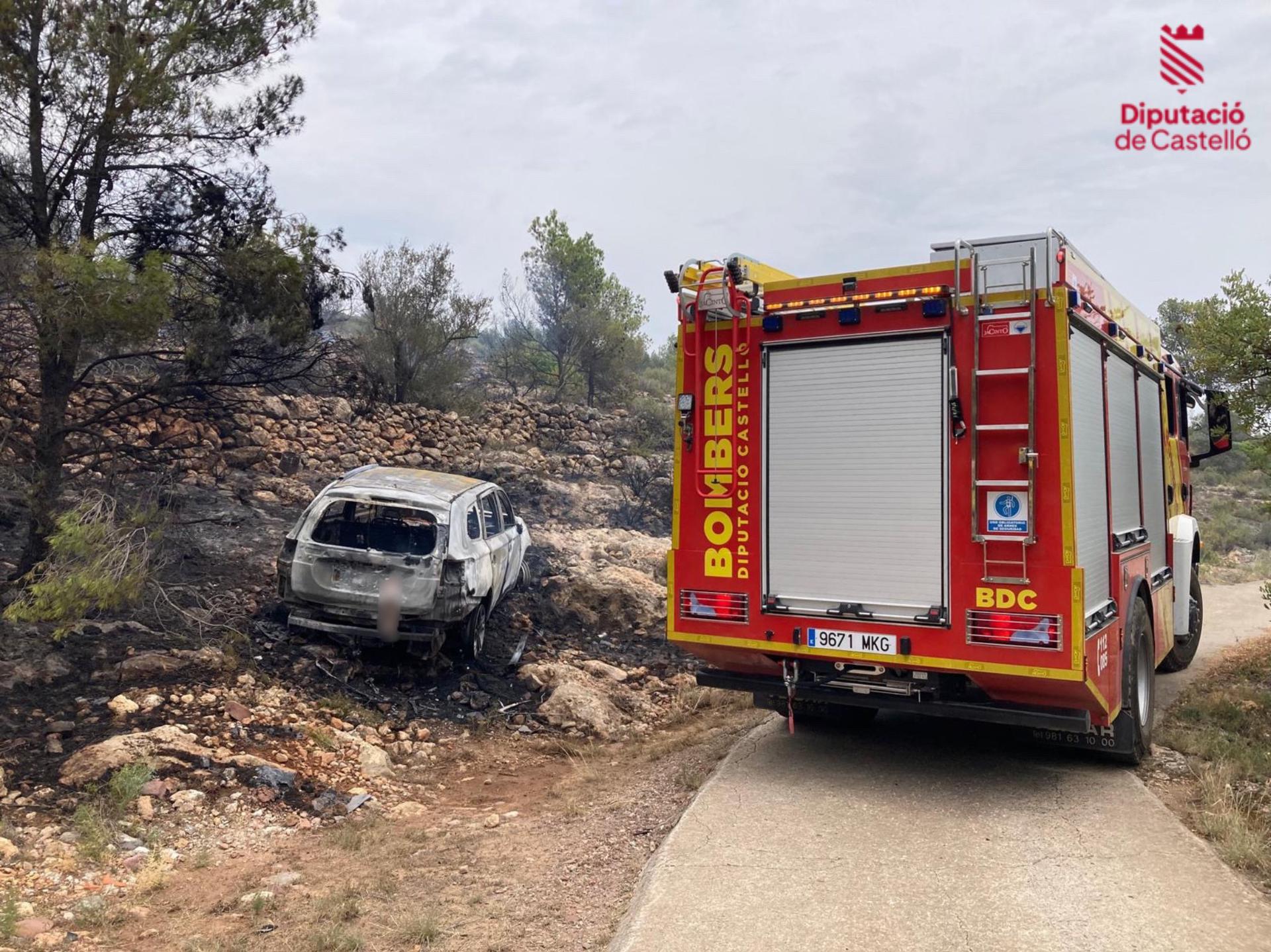 cadáver calcinado coche Castellón