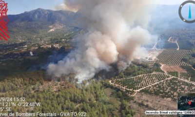 Incendio Simat de la Valldigna