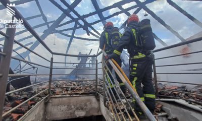 rayo incendio vivienda Vall d'Uixó