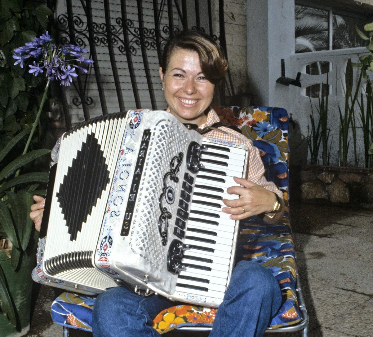 María Jesús y su acordeón