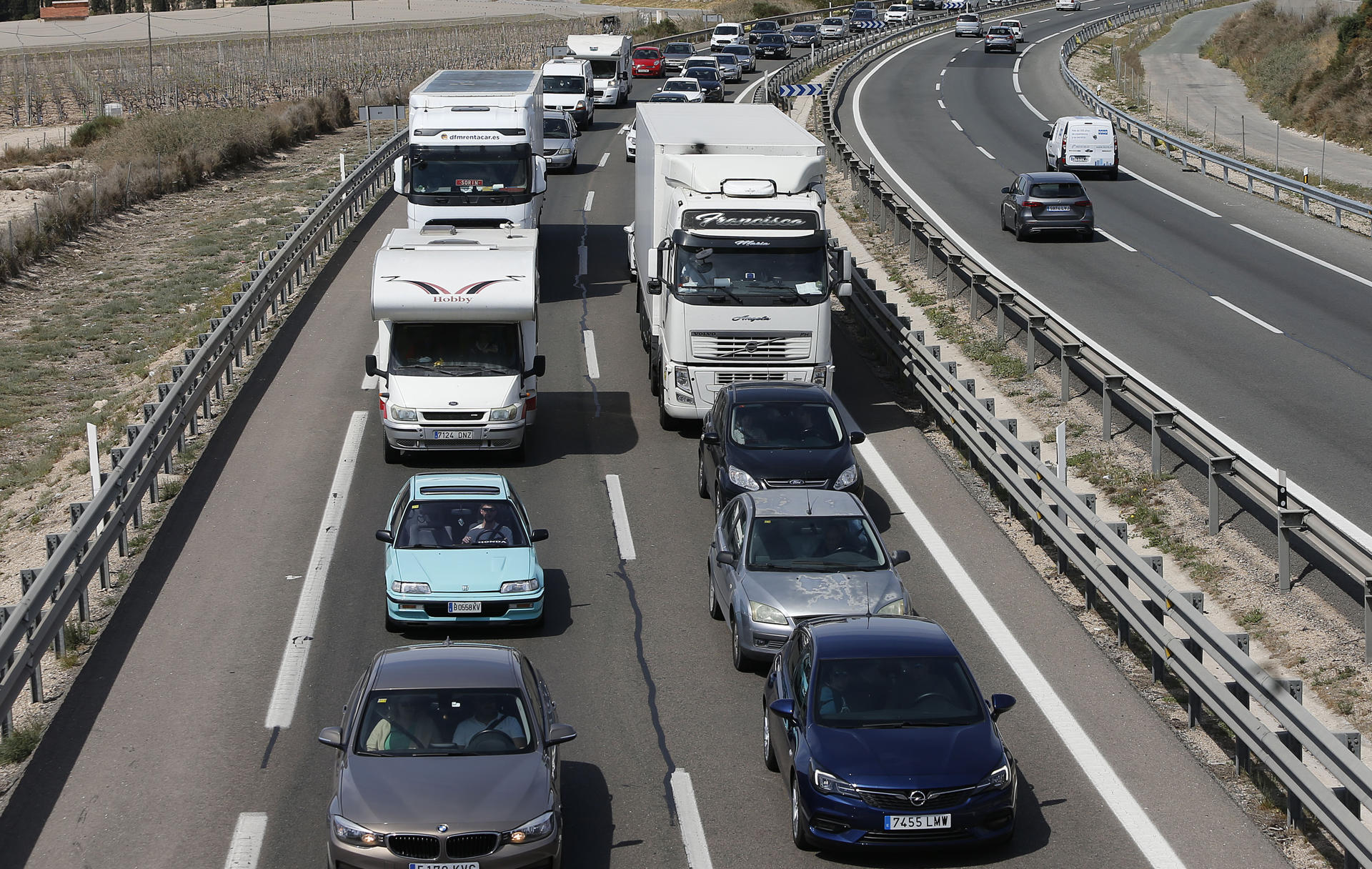 Tráfico accidente Valencia