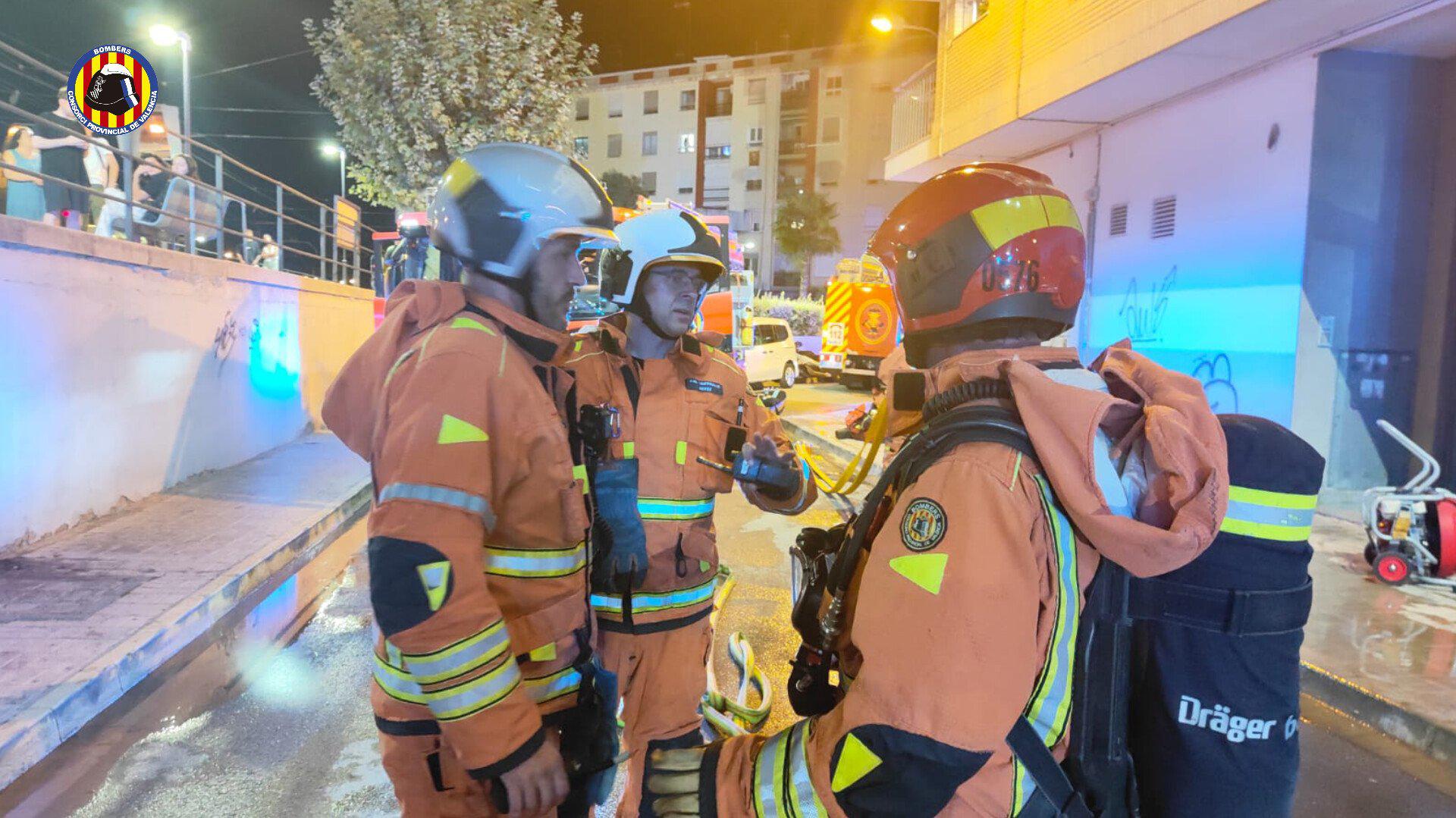 Fallece en el incendio en Albaida