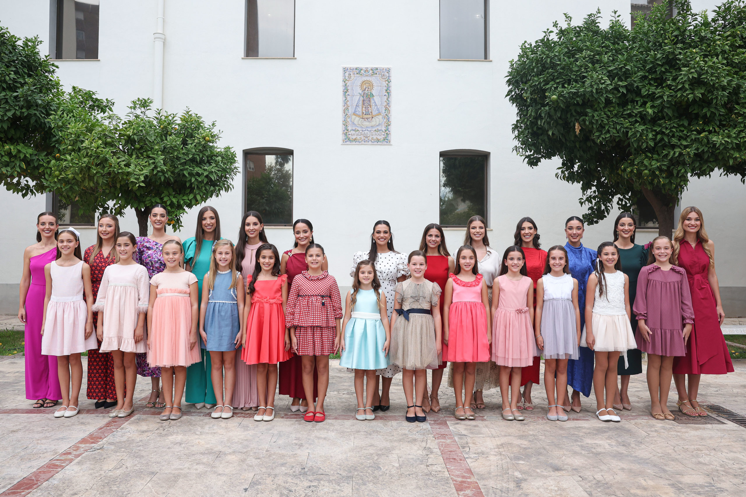 Candidatas Falleras Mayores de Valencia 2025 prensa