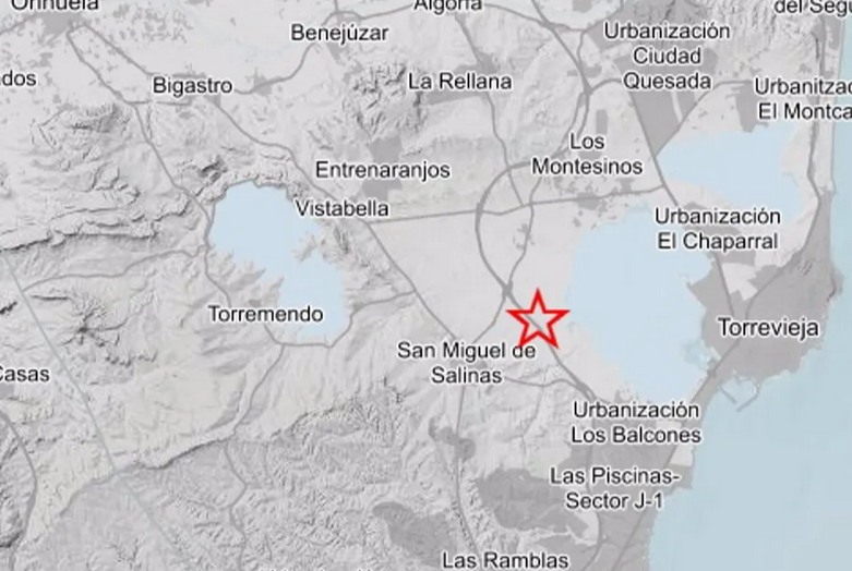 Terremotos Alicante San Miguel de Salinas