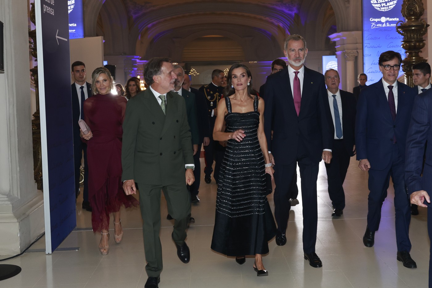 Letizia vestido Premios Planeta 2024