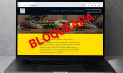 Gobierno bloquea web ayudavalencia.es indicios fraude