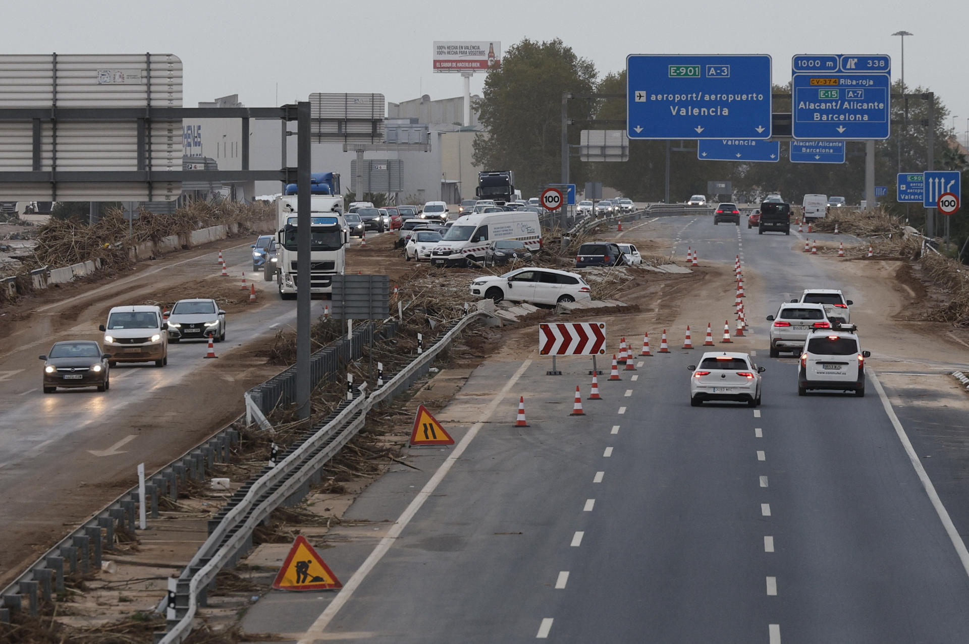 carreteras cortadas Comunitat Valenciana DANA