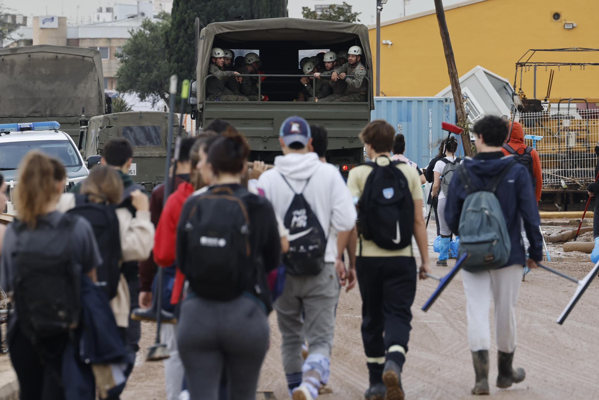 voluntarios zonas afectadas DANA