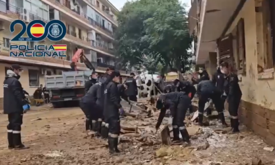 Los alumnos de policía DANA