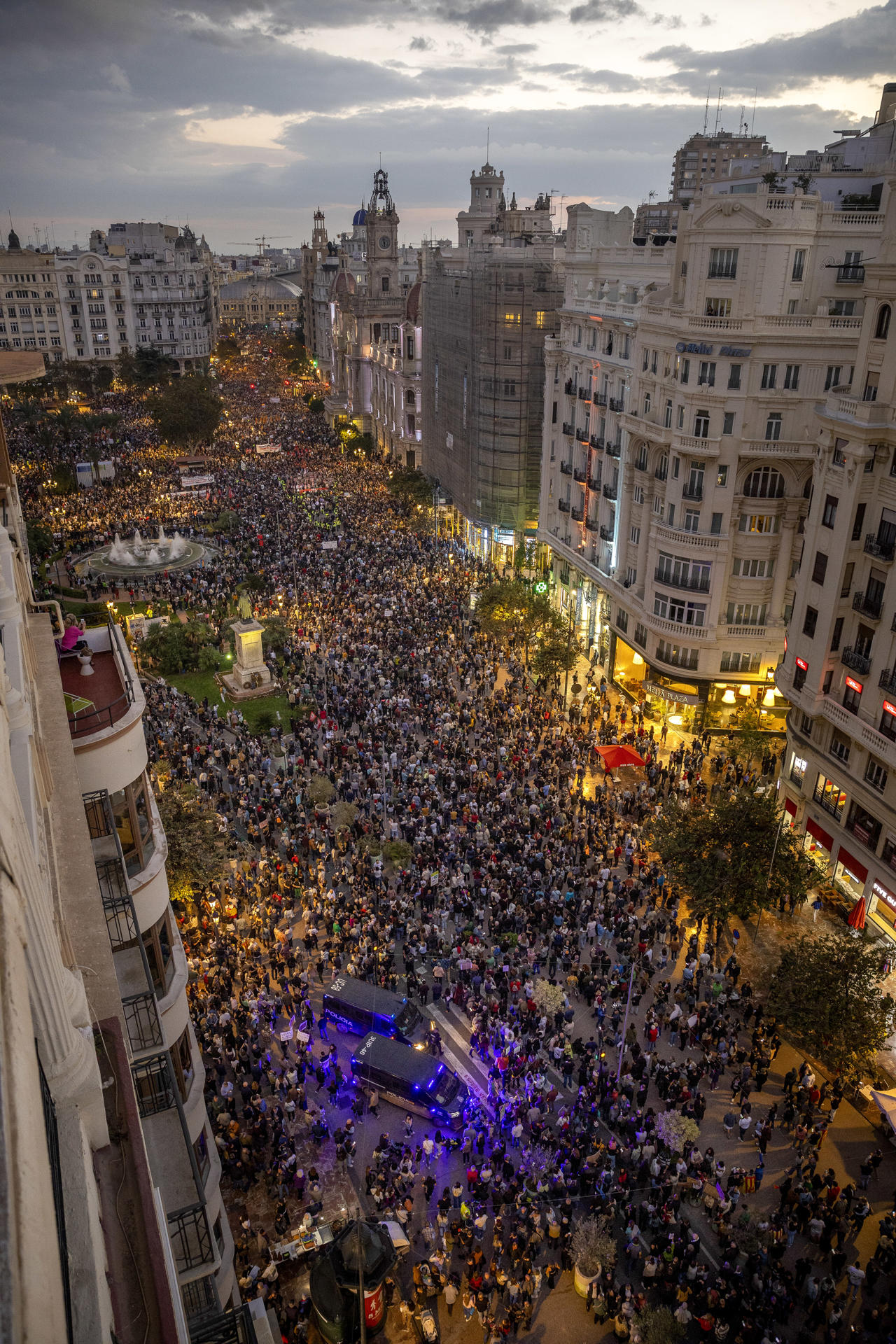 manifestación Mazón Valencia