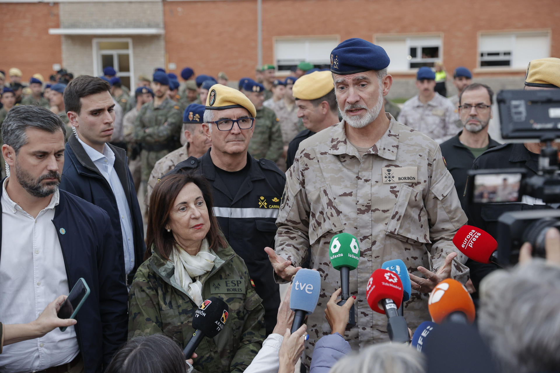 Rey Felipe visita Valencia DANA