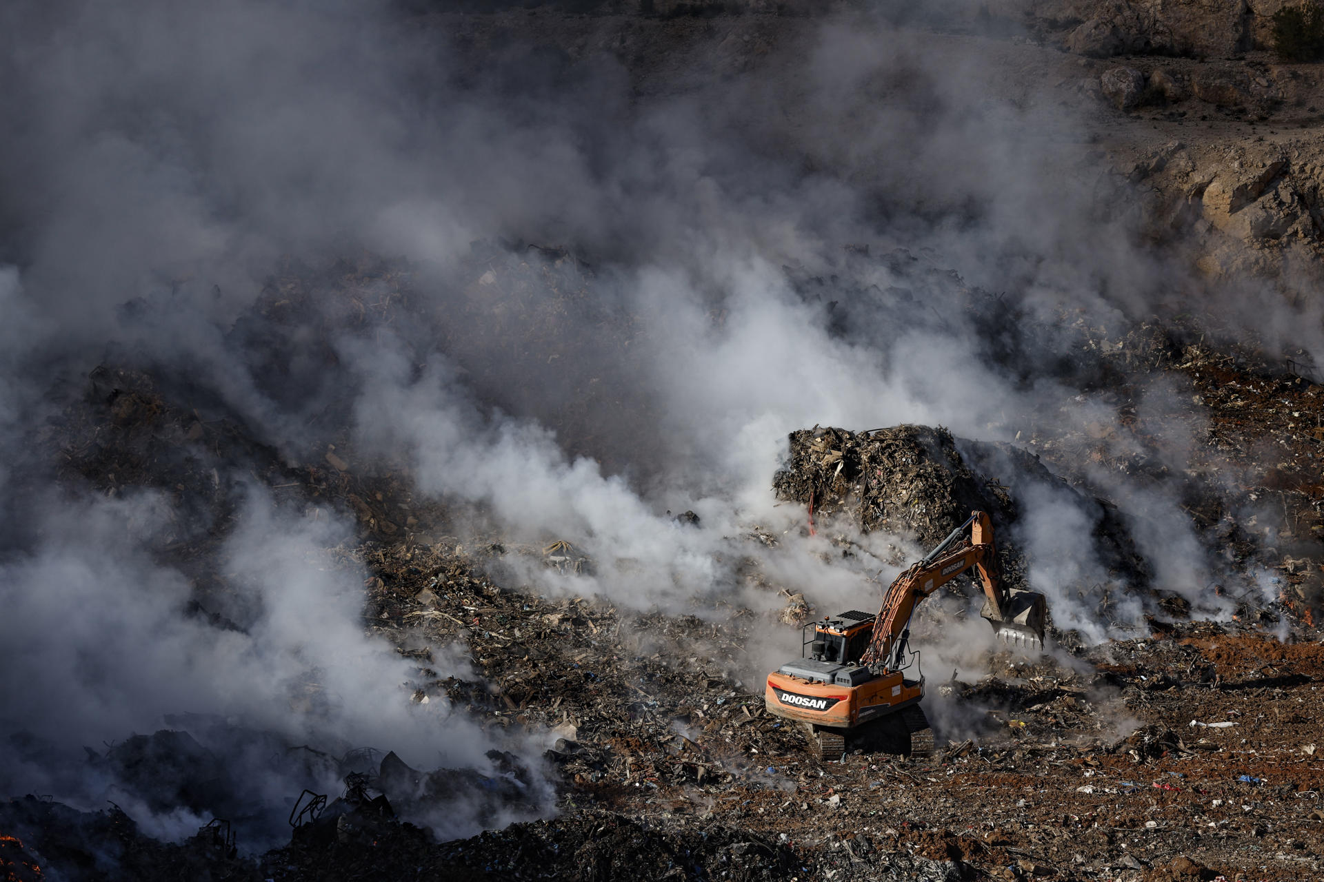 incendio vertedero Alberic