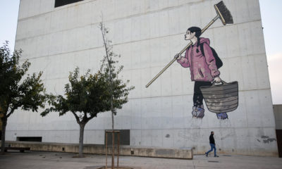 voluntarios DANA mural Valencia